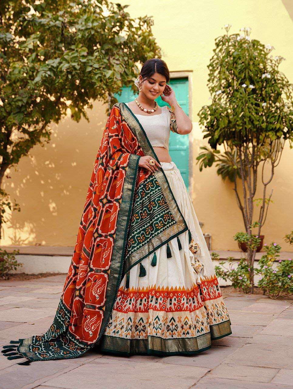Women's Ethnic Printed Lehenga Choli Set with Patola Design Dupatta ? Festive & Cultural Wear - Image 3
